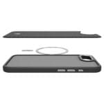 Spigen Enzo Aramid Mag MagSafe Matte Black Kryt iPhone 16e