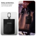 Spigen Faraday Cage Pouch Keyless Rfid Signal Blocker Black