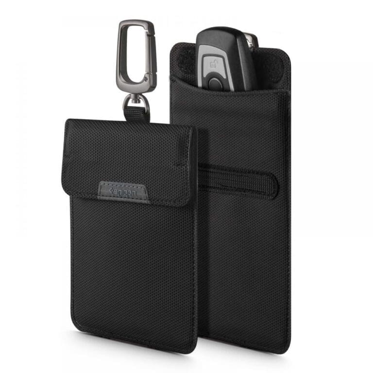 Spigen Faraday Cage Pouch Keyless Rfid Signal Blocker Black