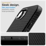 Spigen Liquid Air Mag MagSafe Matte Black Kryt iPhone 16e