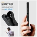 Spigen Liquid Air Mag MagSafe Matte Black Kryt iPhone 16e