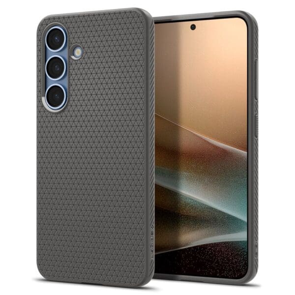 Spigen Liquid Air Marble Grey Kryt Samsung Galaxy S25