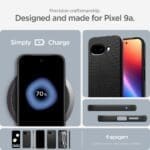 Spigen Liquid Air Matte Black Kryt Google Pixel 9A