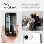 Spigen Liquid Crystal Mag MagSafe Clear Kryt iPhone 16e