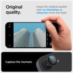 Spigen Optik Pro Glas.Tr ”Ez Fit” Camera Protector 2-Pack Black iPhone 16e
