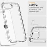 Spigen Ultra Hybrid Crystal Clear Kryt iPhone 16e