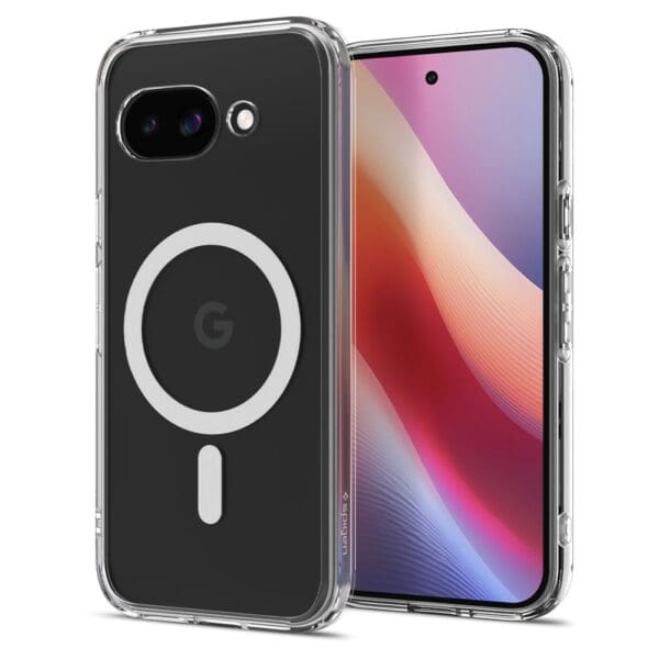 Spigen Ultra Hybrid Mag MagSafe Clear/White Kryt Google Pixel 9A