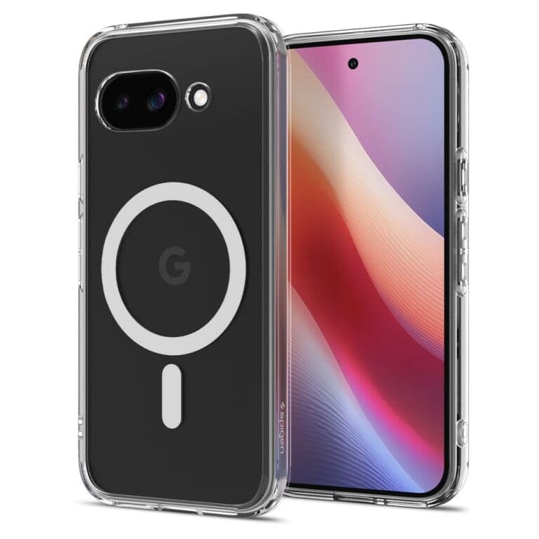 Spigen Ultra Hybrid Mag MagSafe Clear/White Kryt Google Pixel 9A
