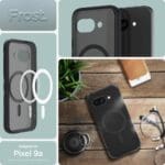 Spigen Ultra Hybrid Mag MagSafe Frost Black Kryt Google Pixel 9A
