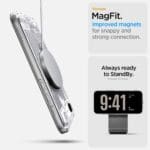 Spigen Ultra Hybrid Mag MagSafe Zero One White Kryt iPhone 16e