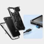 Supcase Iblsn Armorbox Mag MagSafe Black Kryt iPhone 16e