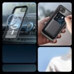 Supcase Ub Mag MagSafe Black Kryt iPhone 16e