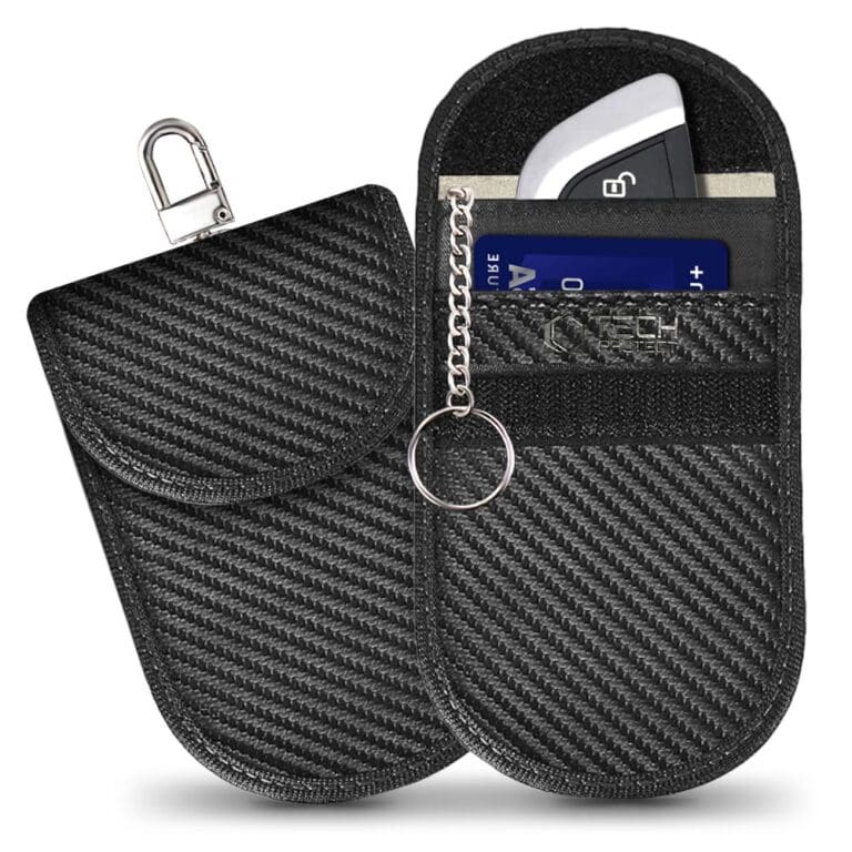 Tech-Protect Faraday Cage Klr100 Pouch Keyless Rfid Signal Blocker Carbon