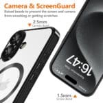 Tech-Protect Magflex MagSafe Shiny Black Kryt iPhone 16e