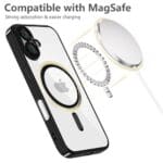 Tech-Protect Magflex MagSafe Shiny Black Kryt iPhone 16e