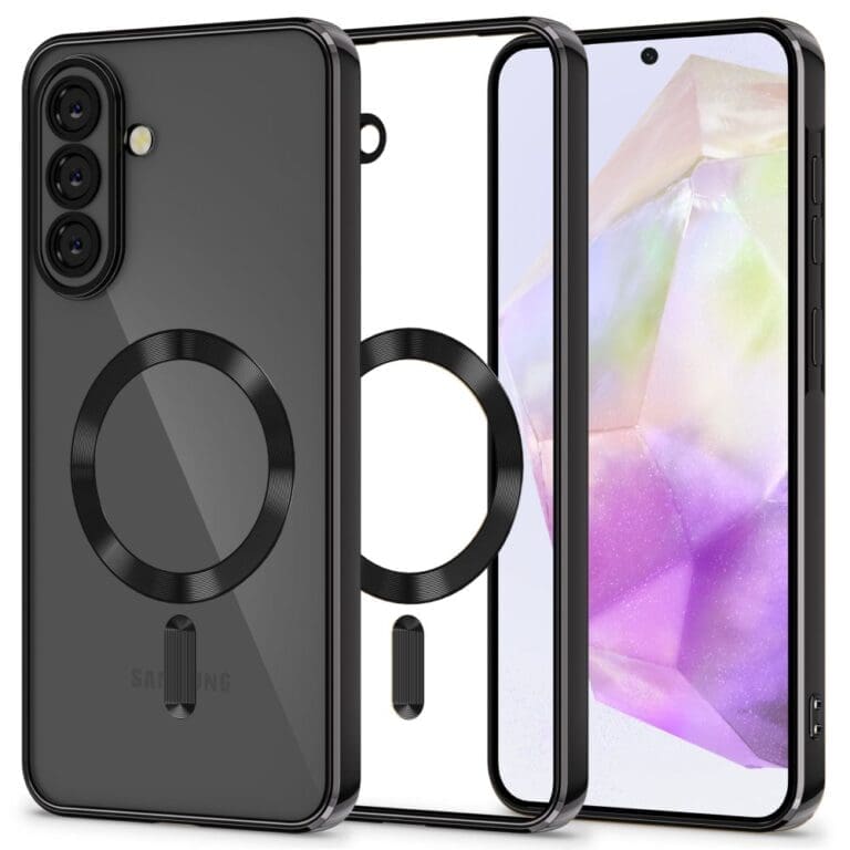 Tech-Protect Magflex MagSafe Shiny Black Kryt Samsung Galaxy A36 5G