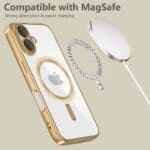 Tech-Protect Magflex MagSafe Shiny Gold Kryt iPhone 16e