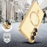 Tech-Protect Magflex MagSafe Shiny Gold Kryt Samsung Galaxy A56 5G