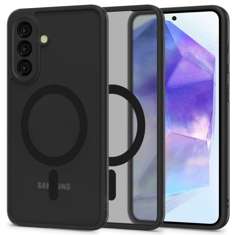 Tech-Protect Magmat MagSafe Matte Black Kryt Samsung Galaxy A56 5G