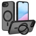 Tech-Protect Magring MagSafe Matte Black Kryt iPhone 16e