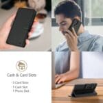 Tech-Protect Wallet Matte Black Kryt iPhone 16e