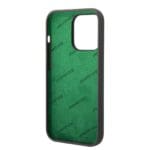 AMG Liquid Silicone Green Logo Grey Kryt iPhone 14 Pro