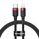 Baseus Cafule Data Cable USB-C Lighting 20W 1m Red/Black