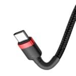 Baseus Cafule Flash Charging Data Cable USB-C USB-C 60W 1m Red/Black
