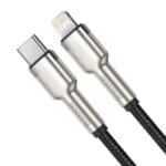Baseus Cafule Metal Series Data Cable USB-C Lighting 20W 0.25m Black