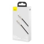 Baseus Cafule Metal Series Data Cable USB-C Lighting 20W 2m Black