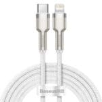 Baseus Cafule Metal Series Data Cable USB-C Lighting 20W 2m White