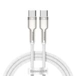 Baseus Cafule Metal Series Data Cable USB-C USB-C 100W 1m White
