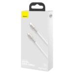 Baseus Cafule Metal Series Data Cable USB-C USB-C 100W 1m White