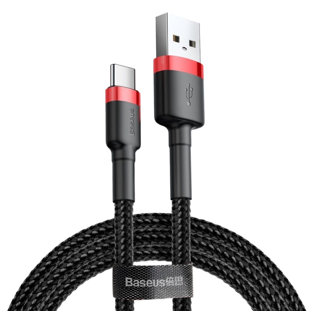 Baseus Cafule Series Data Cable USB-A USB-C 2A 2m Red/Black