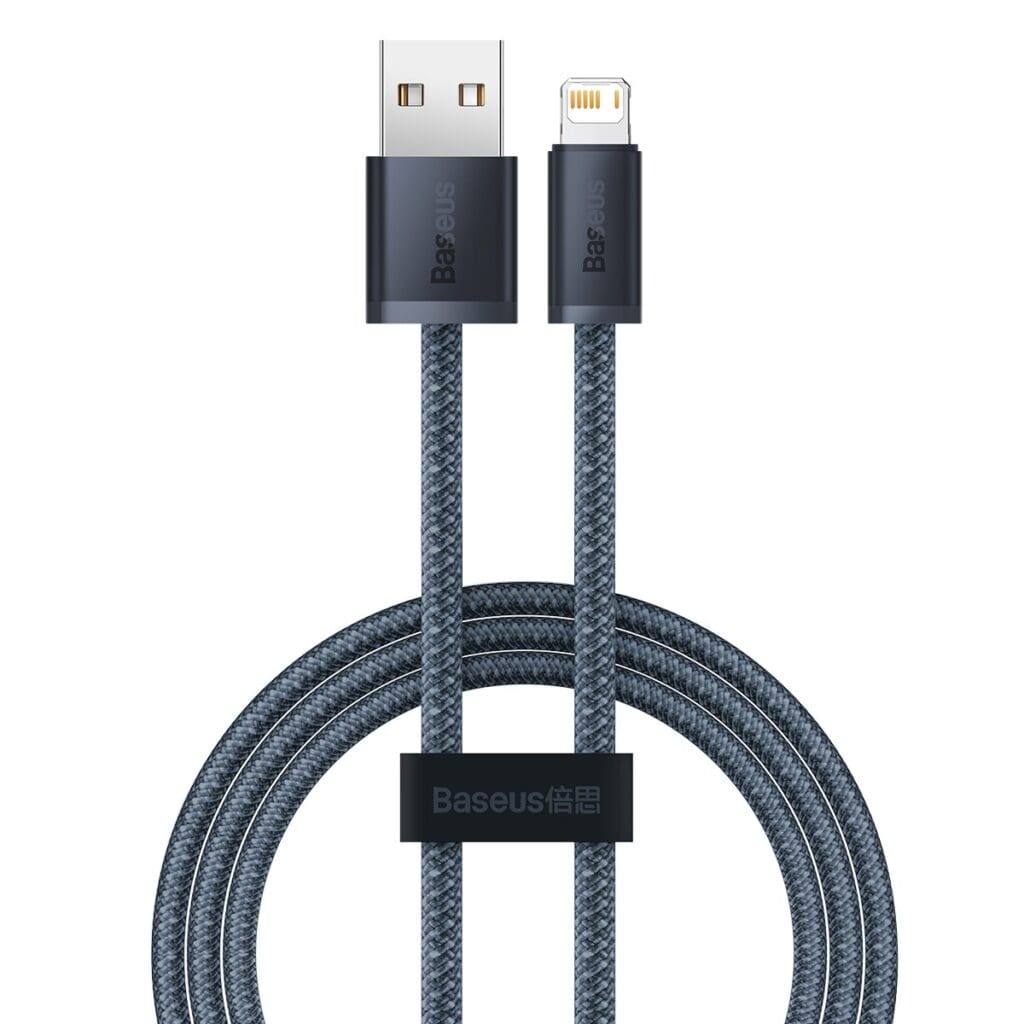 Baseus Dynamic Series Fast Charging Data Cable USB-A Lighting 2.4A 1m Slate Gray