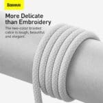 Baseus Dynamic Series Fast Charging Data Cable USB-A Lighting 2.4A 1m White