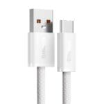 Baseus Dynamic Series Fast Charging Data Cable USB-A USB-C 100W 2m White