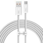 Baseus Dynamic Series Fast Charging Data Cable USB-A USB-C 100W 2m White