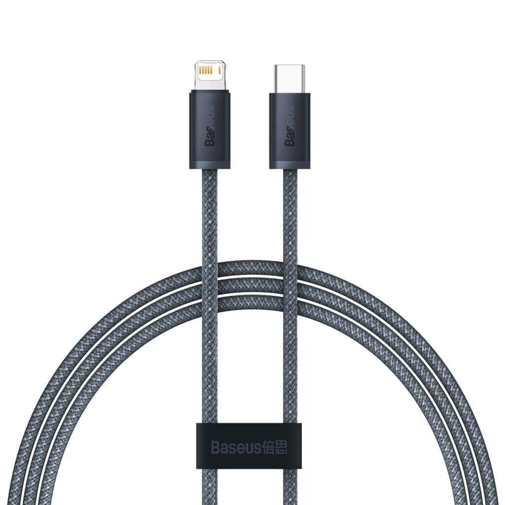 Baseus Dynamic Series Fast Charging Data Cable USB-C Lighting 20W 1m Slate Gray