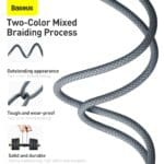 Baseus Dynamic Series Fast Charging Data Cable USB-C Lighting 20W 1m Slate Gray