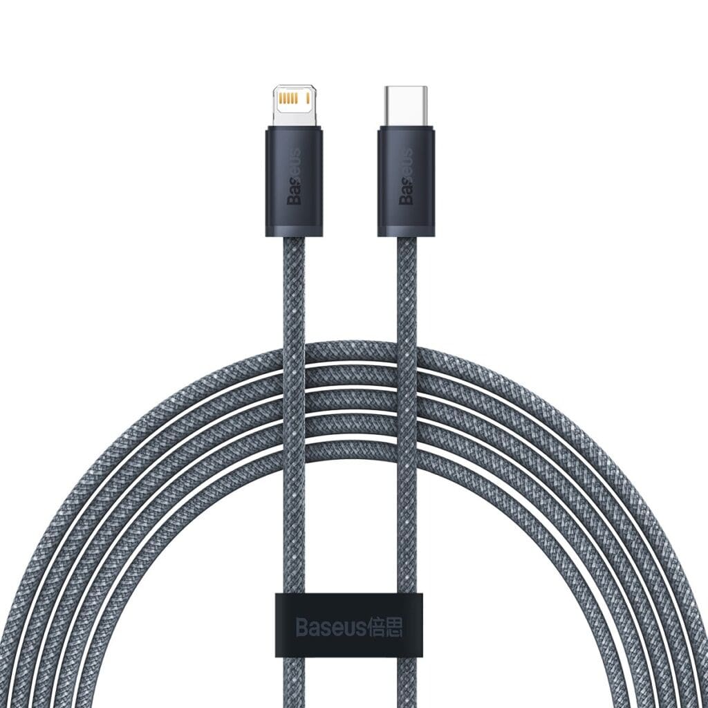 Baseus Dynamic Series Fast Charging Data Cable USB-C Lighting 20W 2m Slate Gray