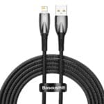 Baseus Glimmer Series Fast Charging Data Cable USB-A Lighting 2.4A 2m Black
