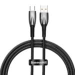 Baseus Glimmer Series Fast Charging Data Cable USB-A USB-C 100W 1m Black
