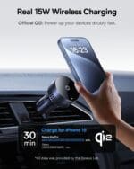 Baseus MagPro Magnetic Holder with Wireless Charging 15W Black