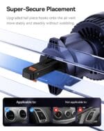 Baseus MagPro Magnetic Holder with Wireless Charging 15W Black