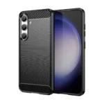 Carbon Flexible Silicone Carbon Cover Black Kryt Samsung Galaxy S24