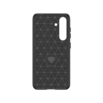 Carbon Flexible Silicone Carbon Cover Black Kryt Samsung Galaxy S24
