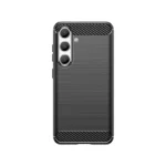 Carbon Flexible Silicone Carbon Cover Black Kryt Samsung Galaxy S24