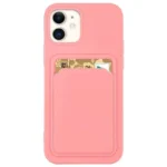 Card Silicone Wallet With Card Slot Documents Pink Kryt Samsung Galaxy A73