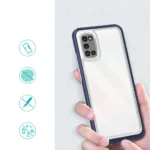 Clear 3In1 (166) Frame Gel Cover Blue Kryt Samsung Galaxy A03s